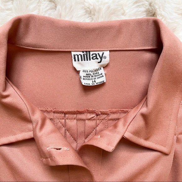 Vintage 1970s Millay Copper Button Down Shirt - Picture 15 of 15